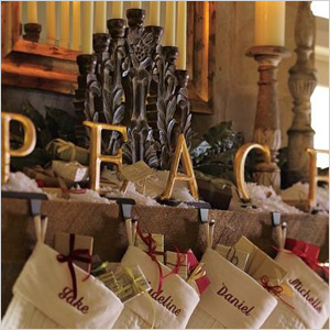 Peace stocking holders