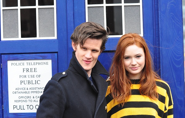 Matt Smith and Karen Gillan of Doctor Who