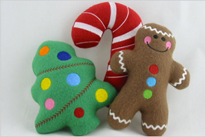 Christmas dog toy