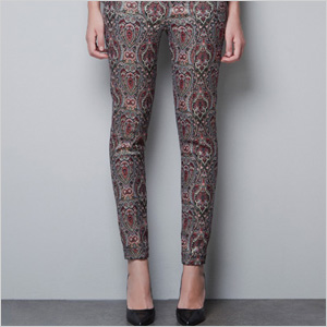 printed pants