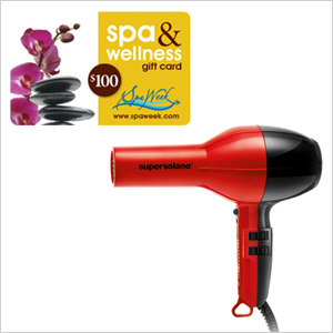Check out sites like Gilt City, SpaWeek and SpaFinder. Want salon-ready hair at home? Invest in Solano's SuperSolano 232 Dryer sold at SallyBeauty ($145).
