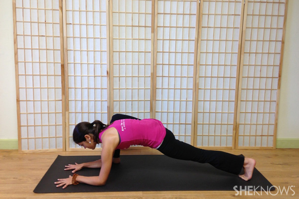 advanced lizard pose stretch