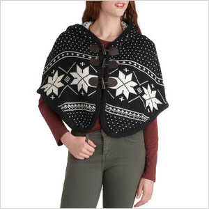 Knit cape