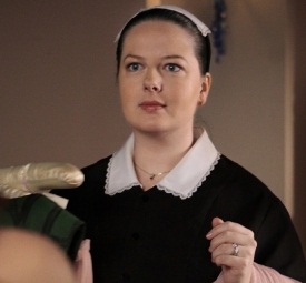 Maybe it's the adorable maid/nanny, Darota, who sends blasts.