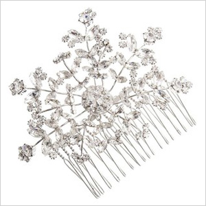 comb adorned with crystals