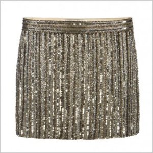 Silver skirt