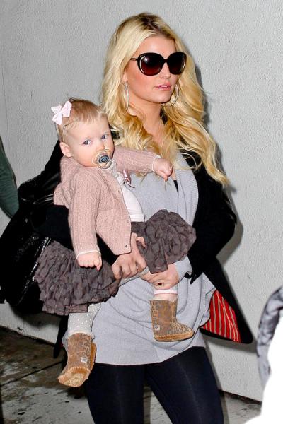 Pregnant Jessica Simpson baby bump