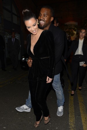 Kim Kardashian and Kanye West