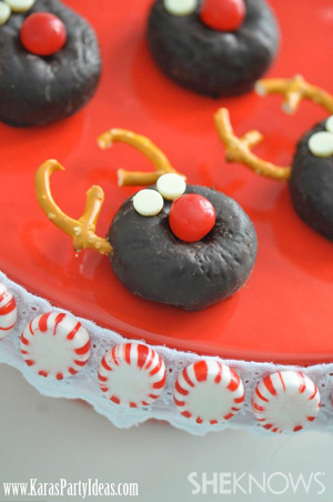 Chocolate Doughnut Reindeer