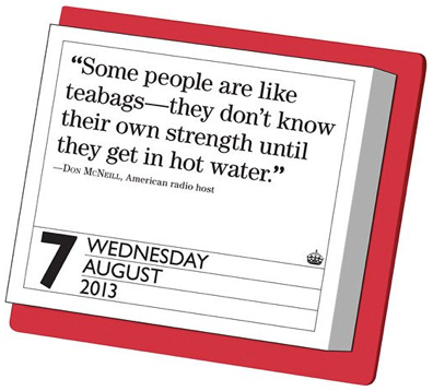 Amazon’s Keep Calm and Carry On Quotes calendar