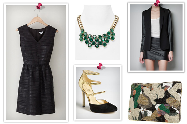 sleeveless Steven Allen dress -- date night look