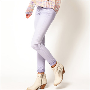 purple pastel skinnies