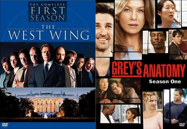 West Wing and Grey's Anatomy on DVD for post-apocalyptic help