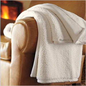 Faux Sheepskin Throw