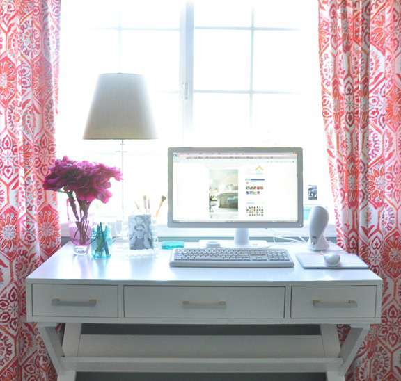 Kate Riley's home office on Centsational Girl