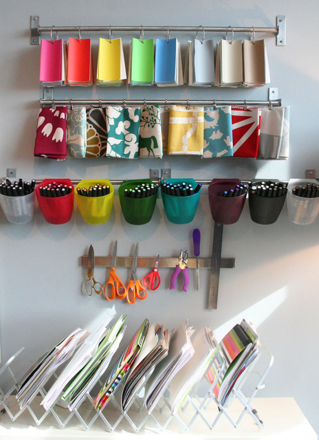 Sabrina Soto's organized office
