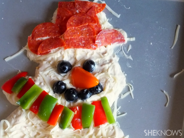 Uncooked snowman