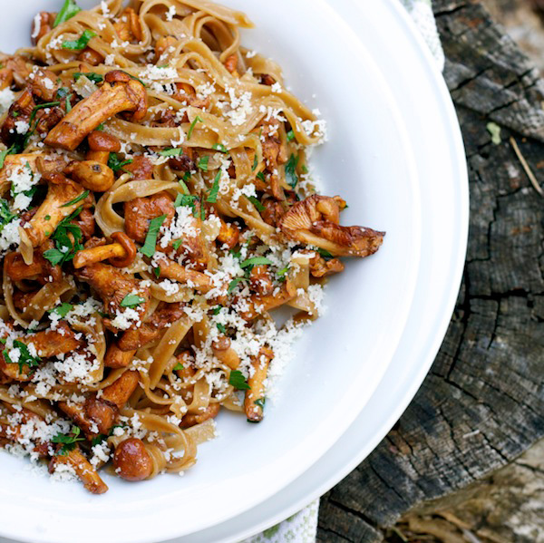 Tagliatelle with mushrooms