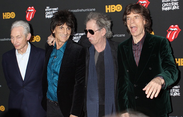 The Rolling Stones on red carpet