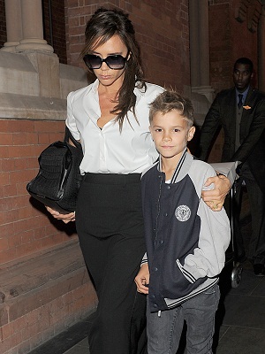 Victoria Beckham and son, Romeo