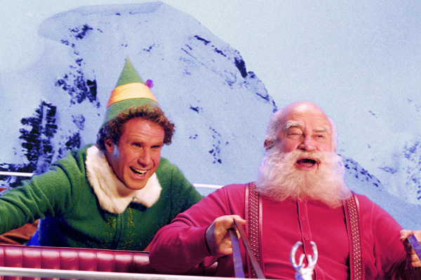 Will Ferell and Ed Asner in Elf