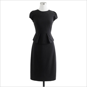 Stretch wool dress