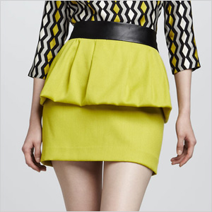 Leather skirt