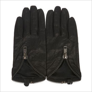 Chunky zip gloves