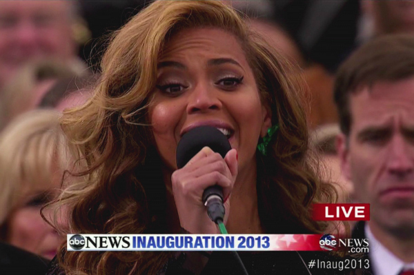 Beyonce Singing at the 2013 Inauguration