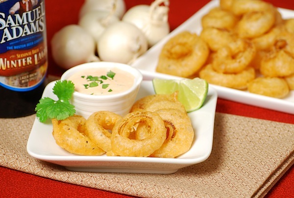 mini buffalo onion rings