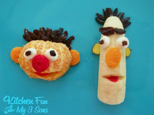 Bert & Ernie fruit snack