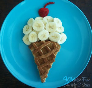 Ice cream for lunch