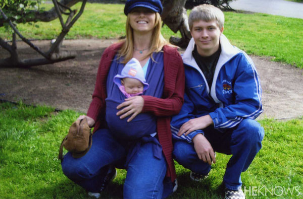 Rachel Hope with her son Jesse and daughter Grace