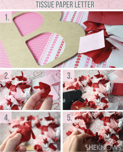 Tissue paper letter