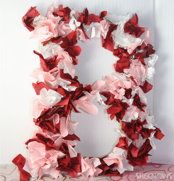 Tissue paper letter