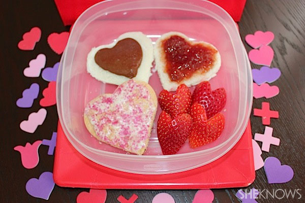 Valentine's Day lunch - PB & J