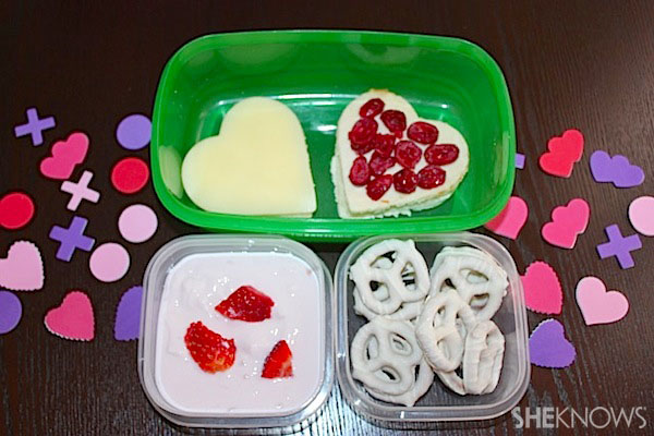 Valentine's Day lunch - Turkey & cheese