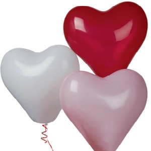 Heart balloons