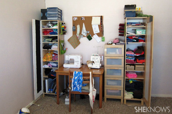 Melissa's work space