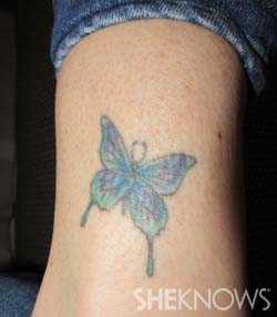 Sarah Marloff's tattoo