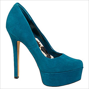 Jessica Simppson blue pumps