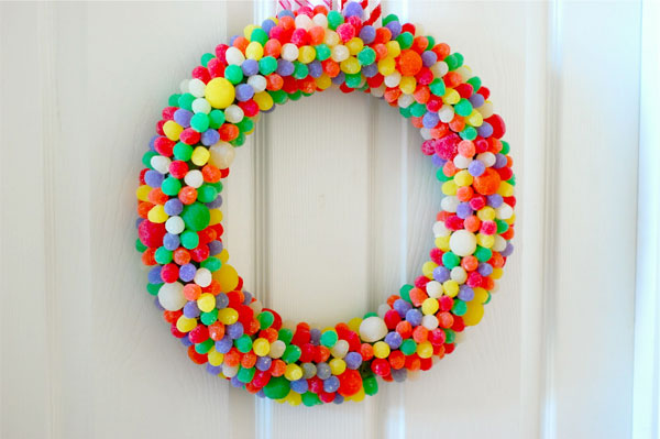 gum drop wreath