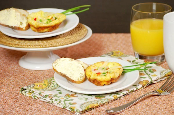 cheesy frittatas