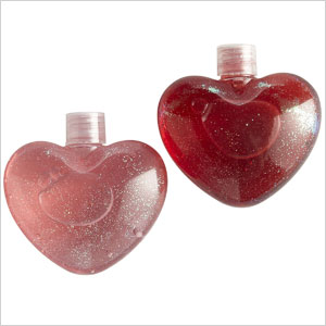 Pier 1 Imports Heart-Shaped Glitter Bubble Bath 