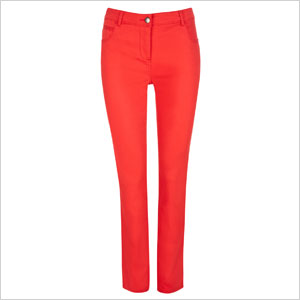 Walis Red Slim Leg Jeans 