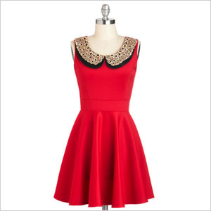 ModCloth Two Happy Hearts Dress 