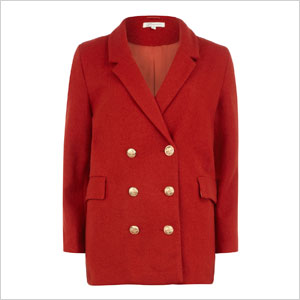 Dorothy Perkins Rust Boyfriend Blazer
