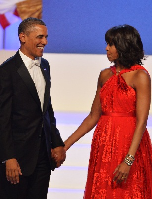 The President and First Lady Obama at the Inaugural Ball