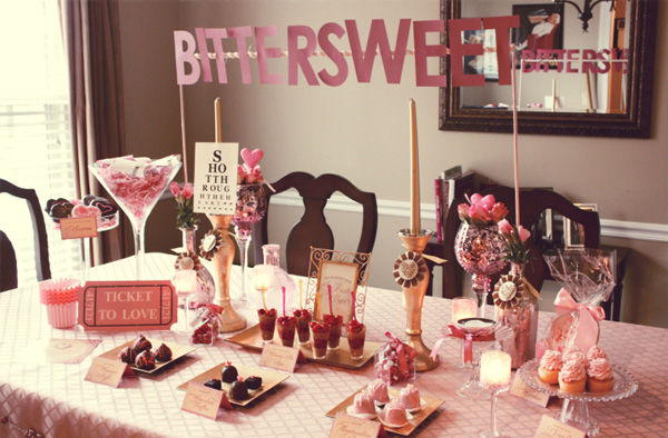 Courtney Whitmore of Pizzazzerie -- Valentine's Day table