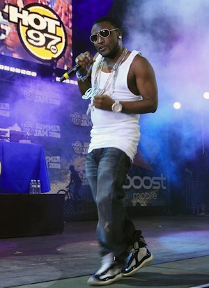 Shawty Lo on stage in Atlanta.